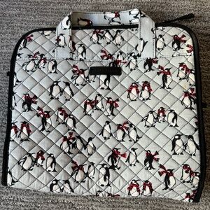 Vera Bradley penguin hanging travel toiletry bag